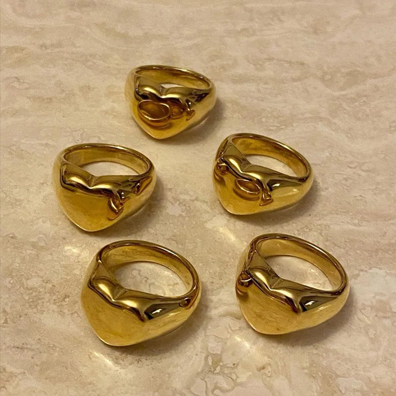 Abba’s Best Golden Promise Heart Ring
