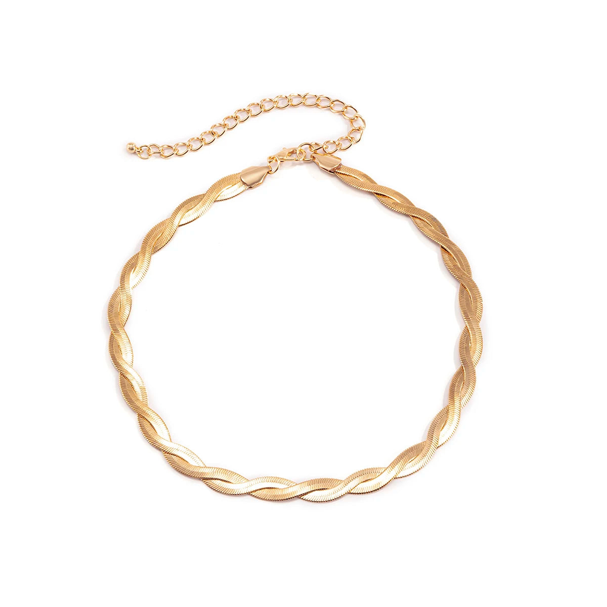 Liquid Gold Twisted Blade Choker