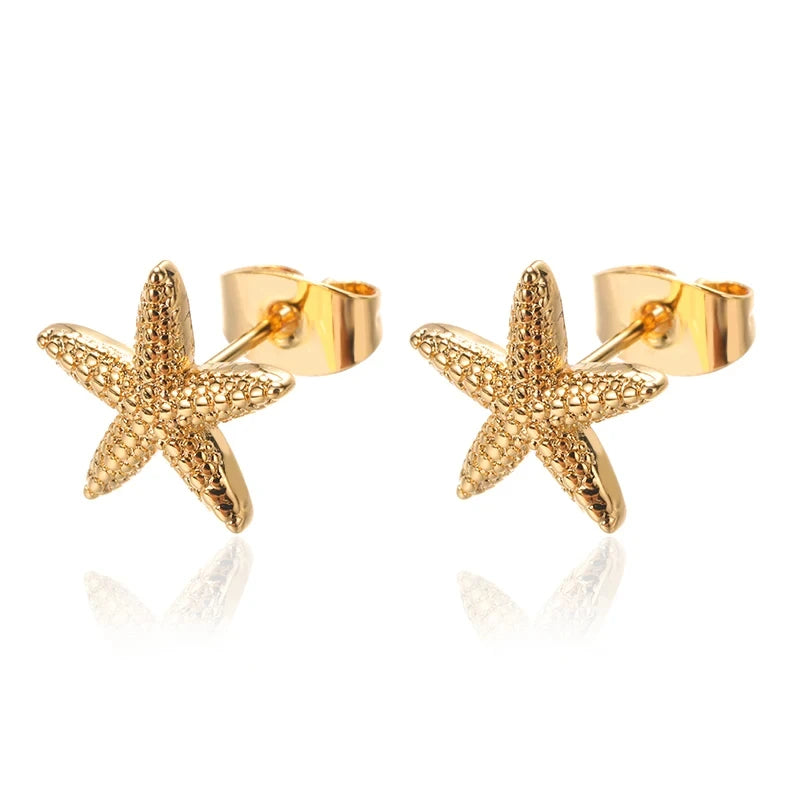 Timeless Starfish Stainless Steel Studs