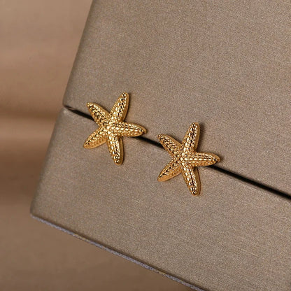 Timeless Starfish Stainless Steel Studs