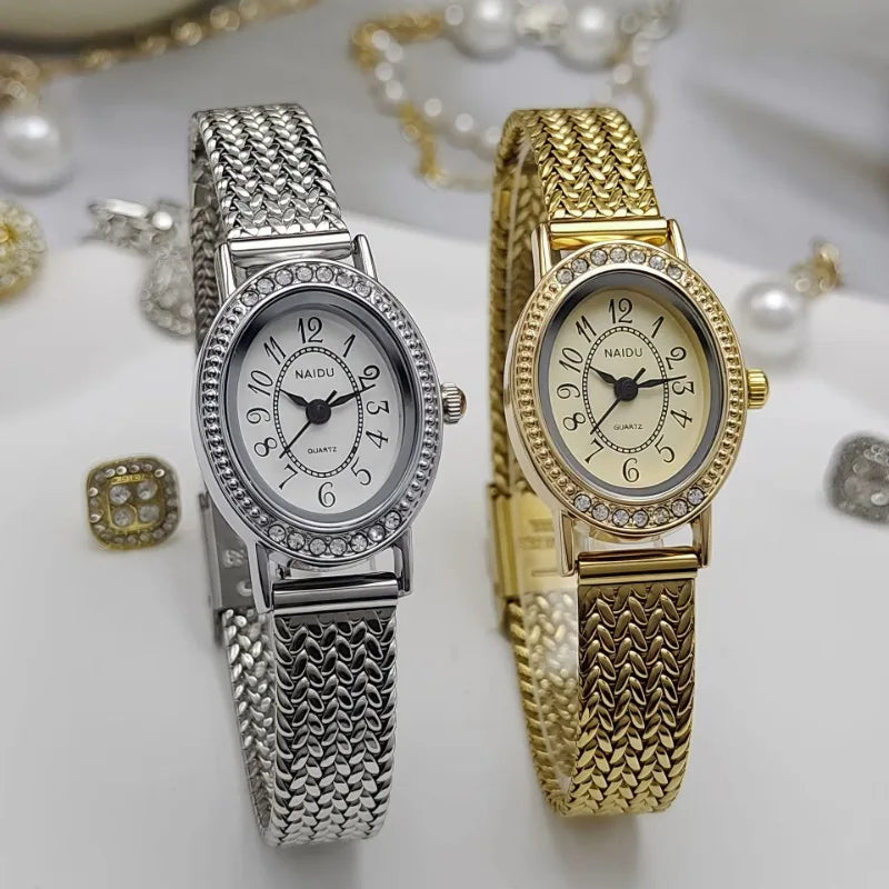 ✨ Abba’s Best Golden Legacy Crystal Watch