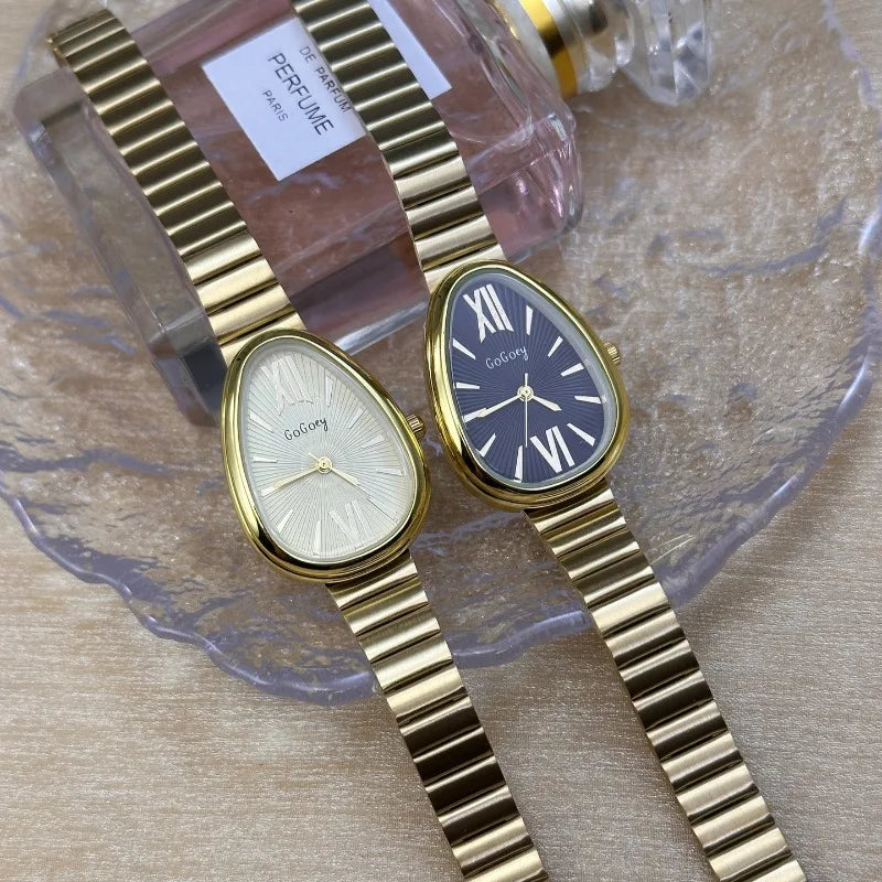 Serpent Head Luxury Wrap Timepiece