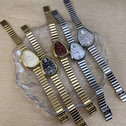 Serpent Head Luxury Wrap Timepiece