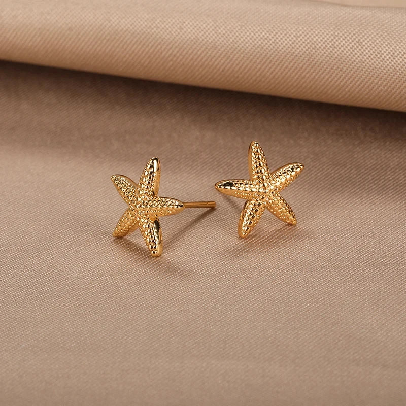 Timeless Starfish Stainless Steel Studs