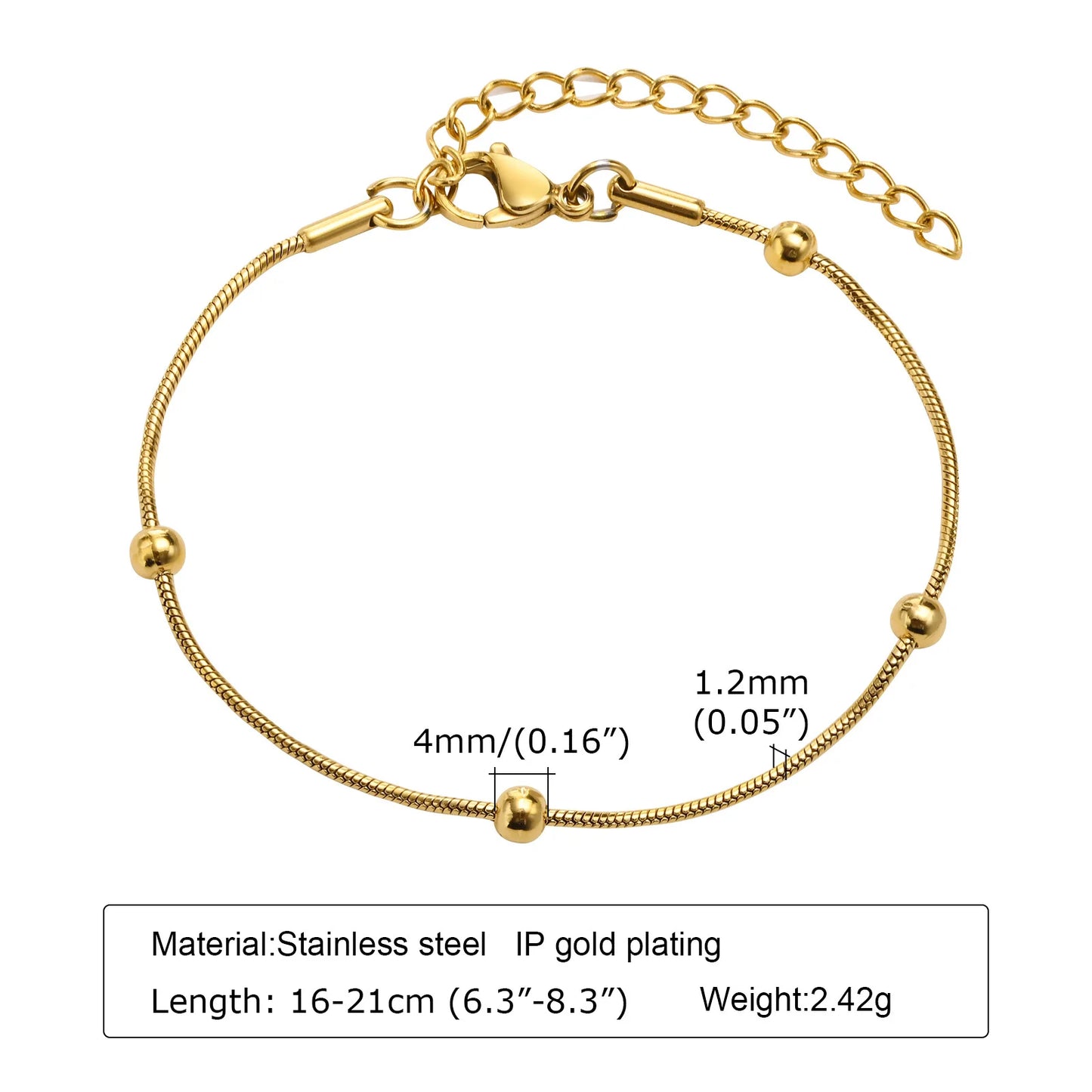 ✨ Abba’s Best Golden Grace Herringbone Bracelet
