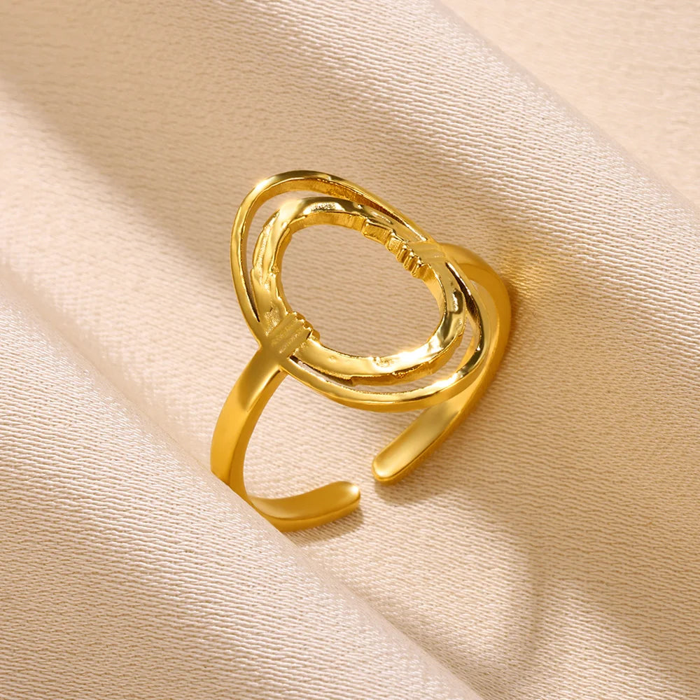 Abba's Best Elegant Orbit Ring