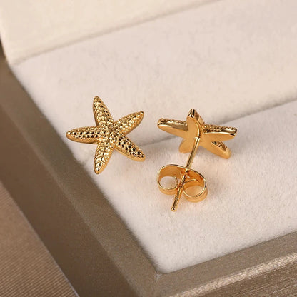 Timeless Starfish Stainless Steel Studs