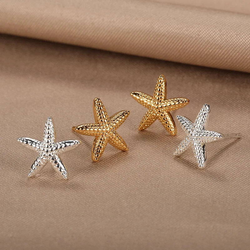 Timeless Starfish Stainless Steel Studs
