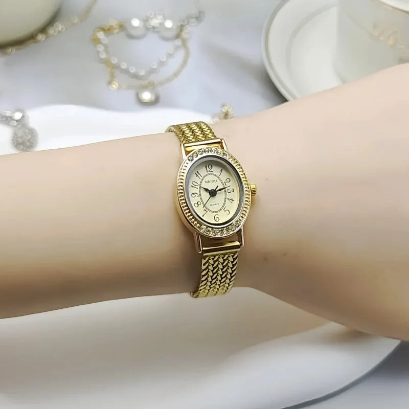 ✨ Abba’s Best Golden Legacy Crystal Watch