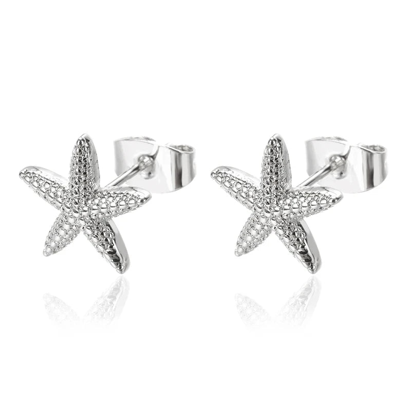 Timeless Starfish Stainless Steel Studs