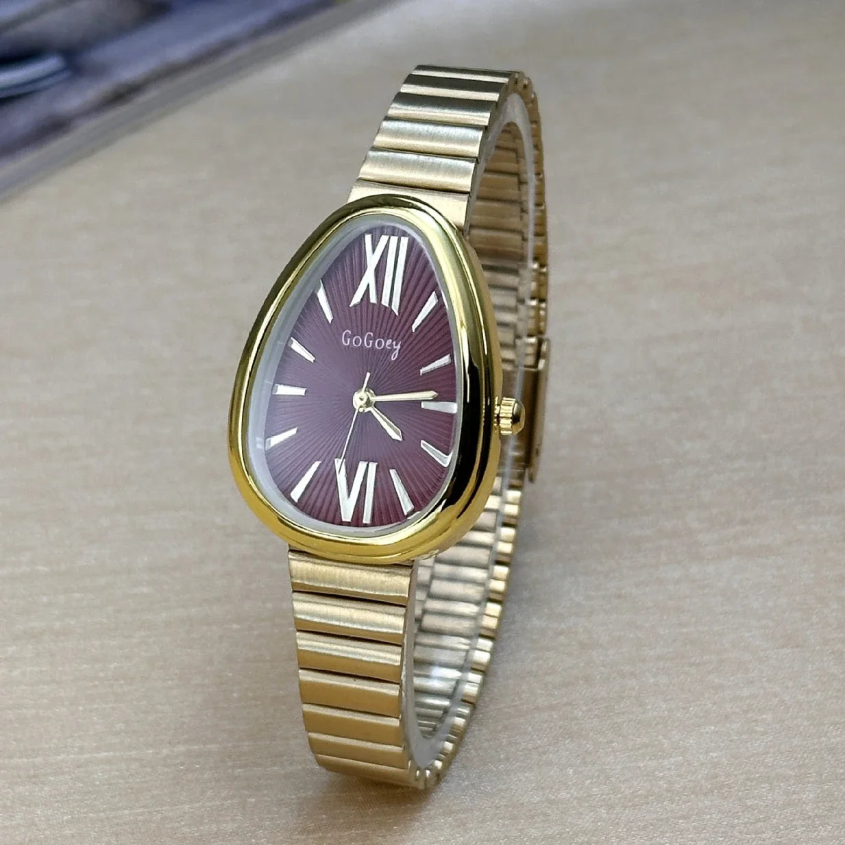 Serpent Head Luxury Wrap Timepiece