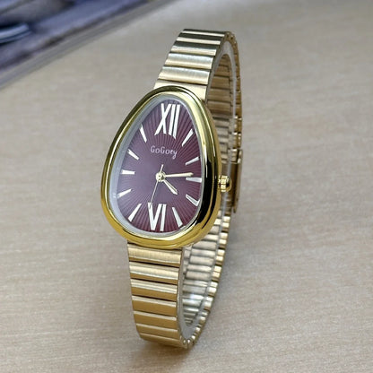 Serpent Head Luxury Wrap Timepiece