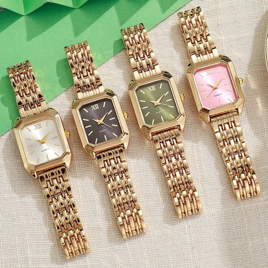 ✨ ABBA’S BEST Royal Luxe Square Watch Set