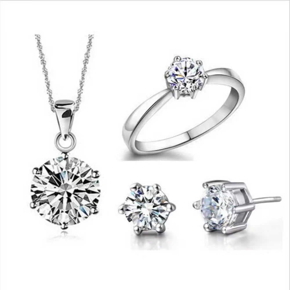 ✨ Abba’s Best Eternal Radiance Moissanite Bridal Set