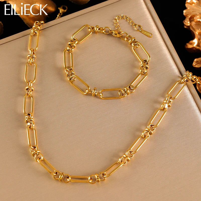 ✨ Abba’s Best Golden Harmony Chain Jewelry Set