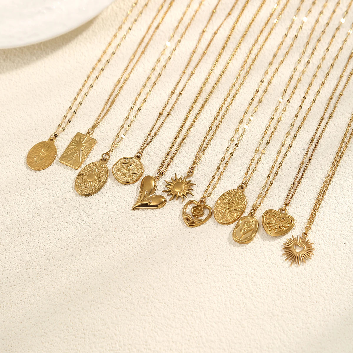 ✨ Abba’s Best Golden Essence Pendant Choker