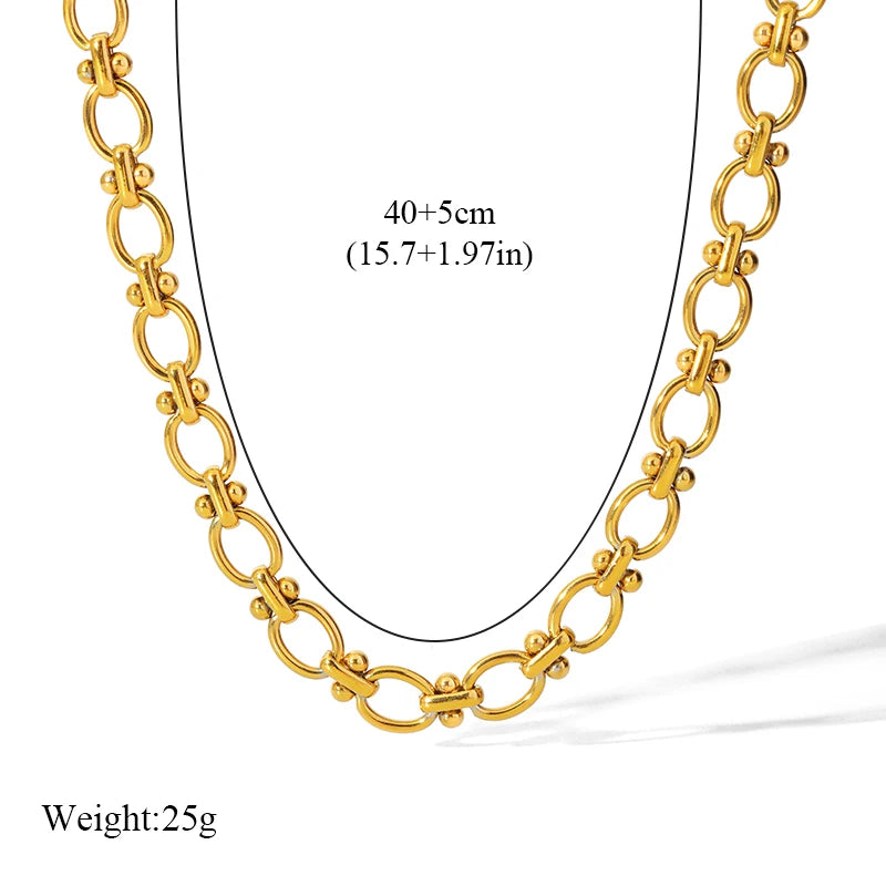 ✨ Abba’s Best Golden Harmony Chain Jewelry Set