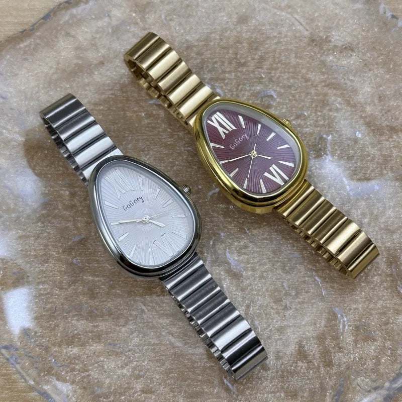 Serpent Head Luxury Wrap Timepiece