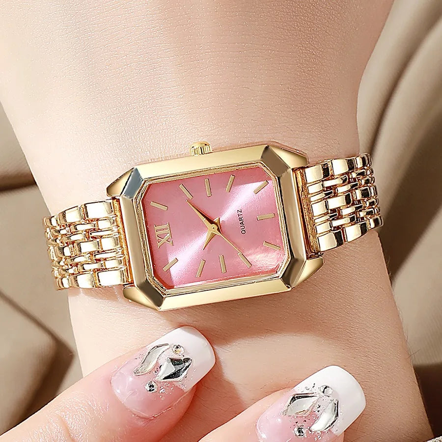 ✨ ABBA’S BEST Royal Luxe Square Watch Set