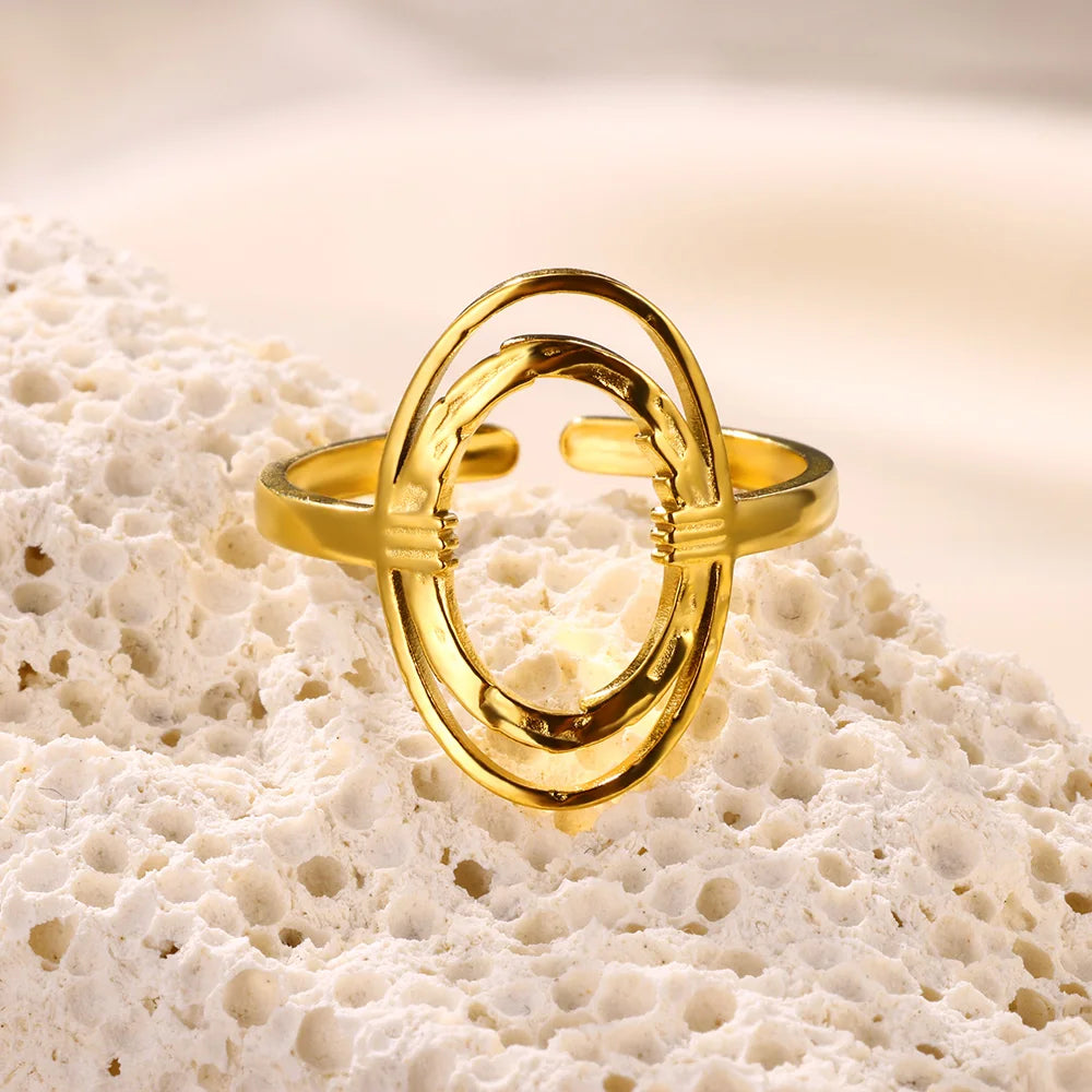 Abba's Best Elegant Orbit Ring