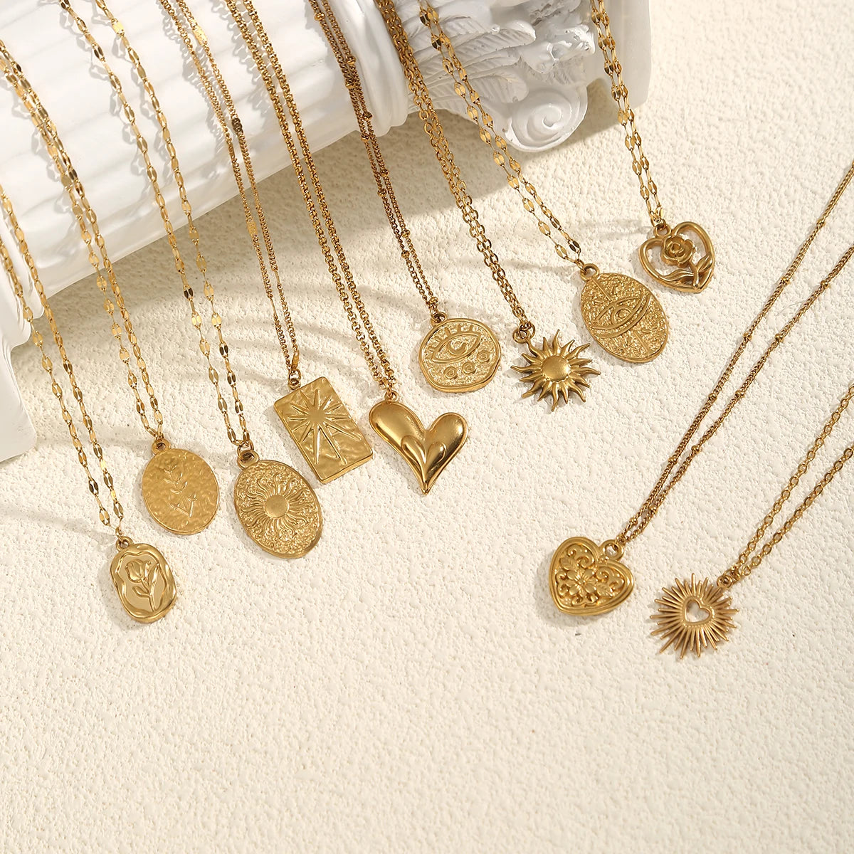 ✨ Abba’s Best Golden Essence Pendant Choker