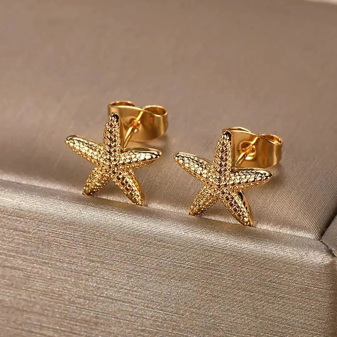 Timeless Starfish Stainless Steel Studs