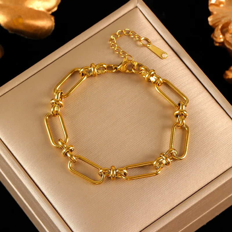 ✨ Abba’s Best Golden Harmony Chain Jewelry Set