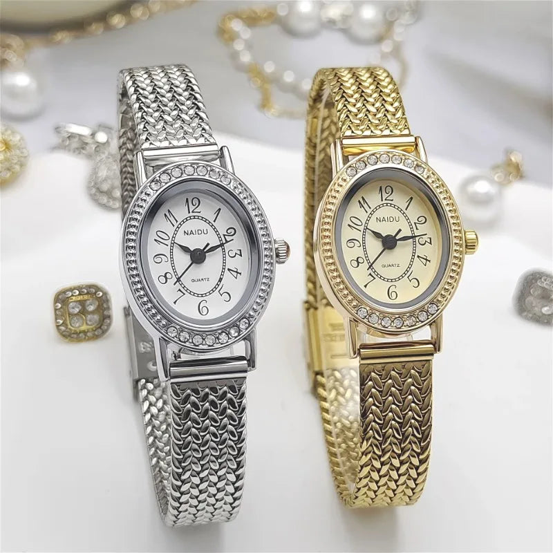 ✨ Abba’s Best Golden Legacy Crystal Watch