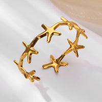 Seaside Starfish Tarnish-Proof Cuff