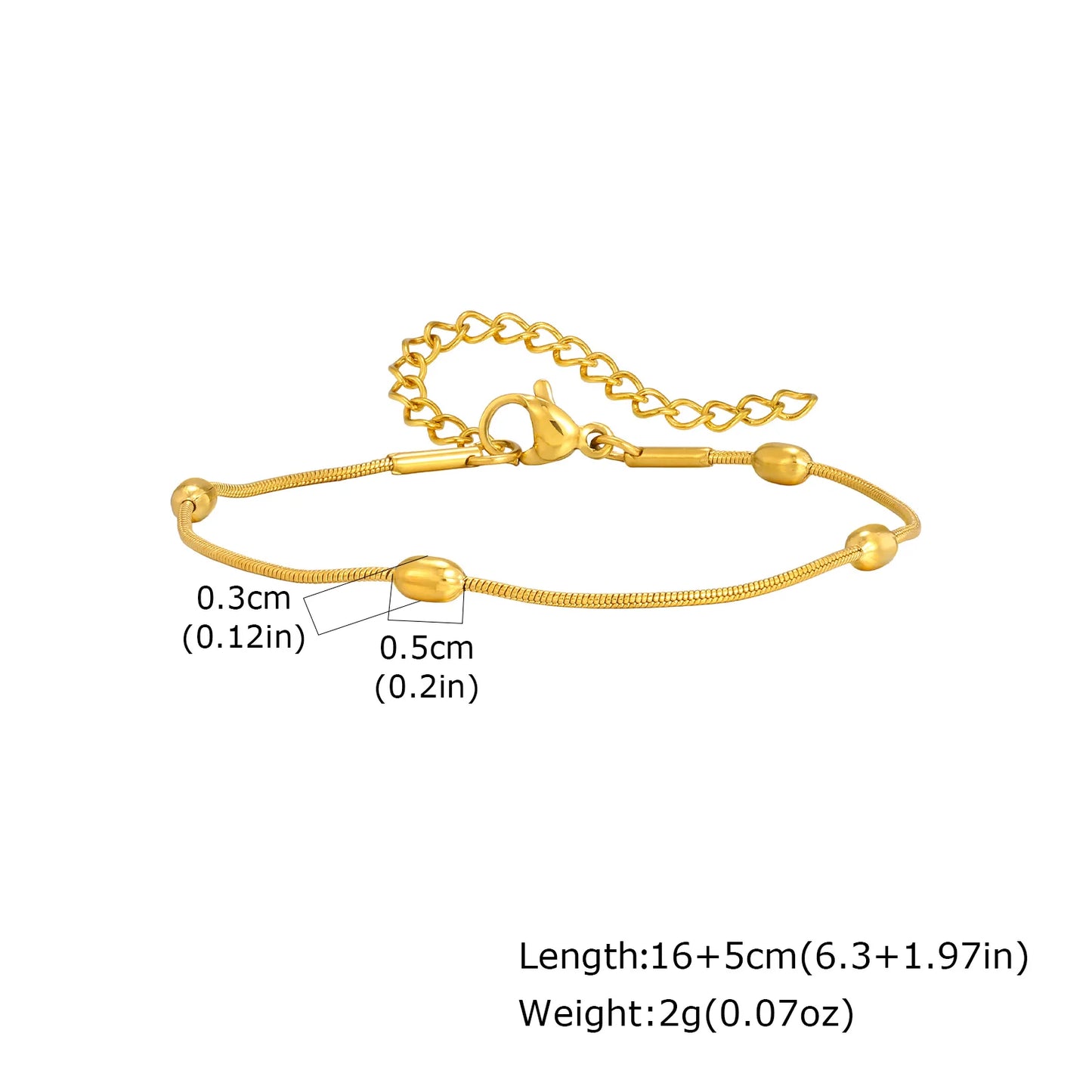 ✨ Abba’s Best Golden Grace Herringbone Bracelet