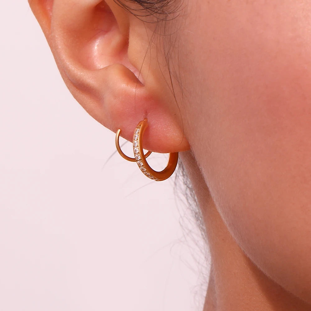 Abba’s Best Modern Muse Spiral Earrings