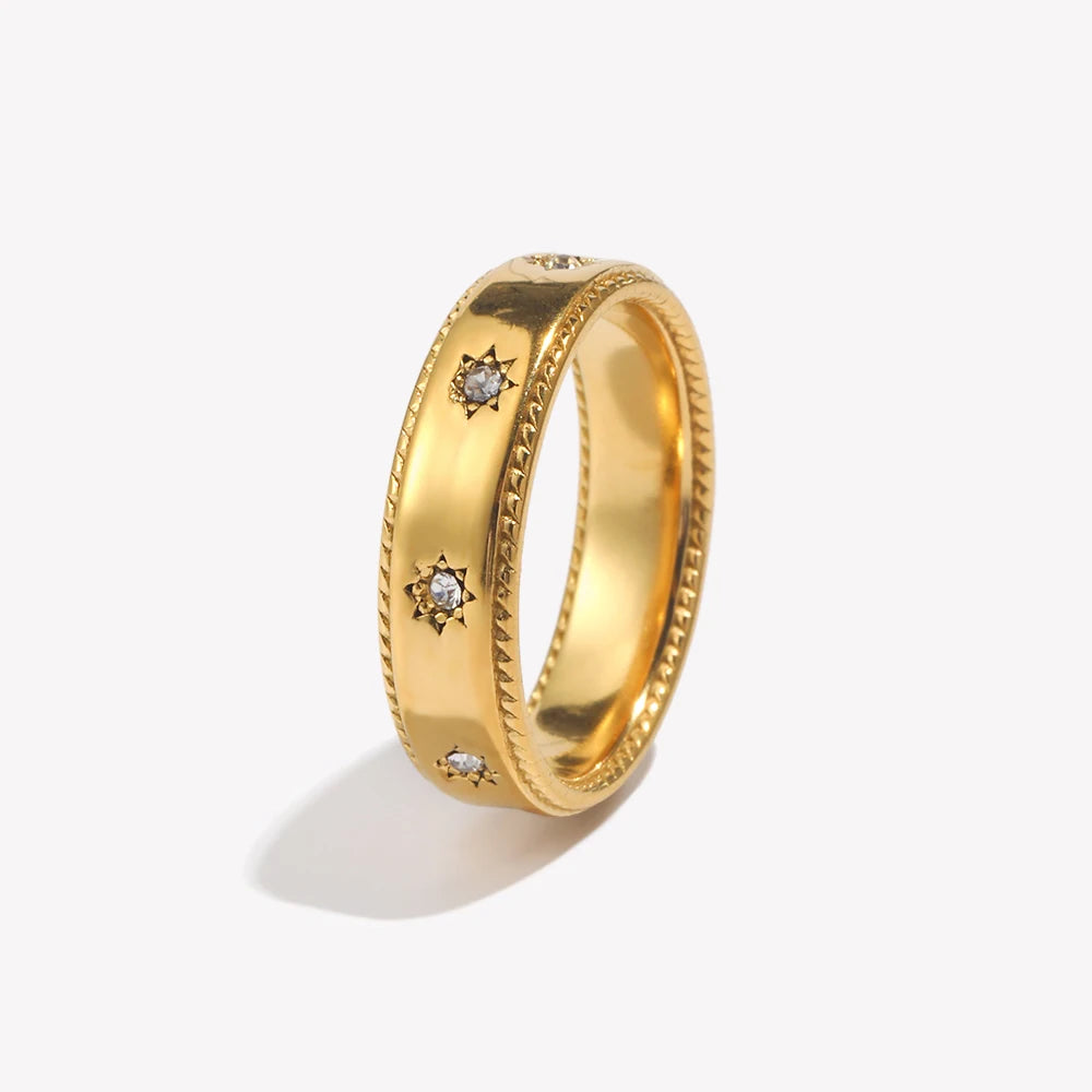 ✨ Abba’s Best Celestial Star Zircon Ring