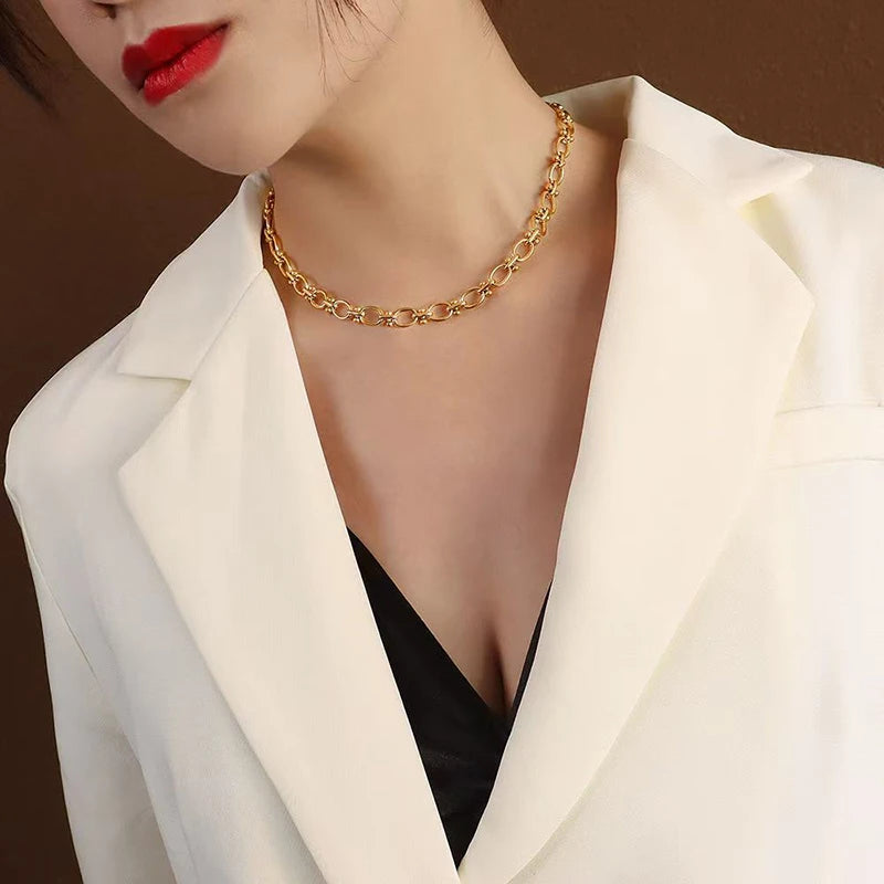 ✨ Abba’s Best Golden Harmony Chain Jewelry Set