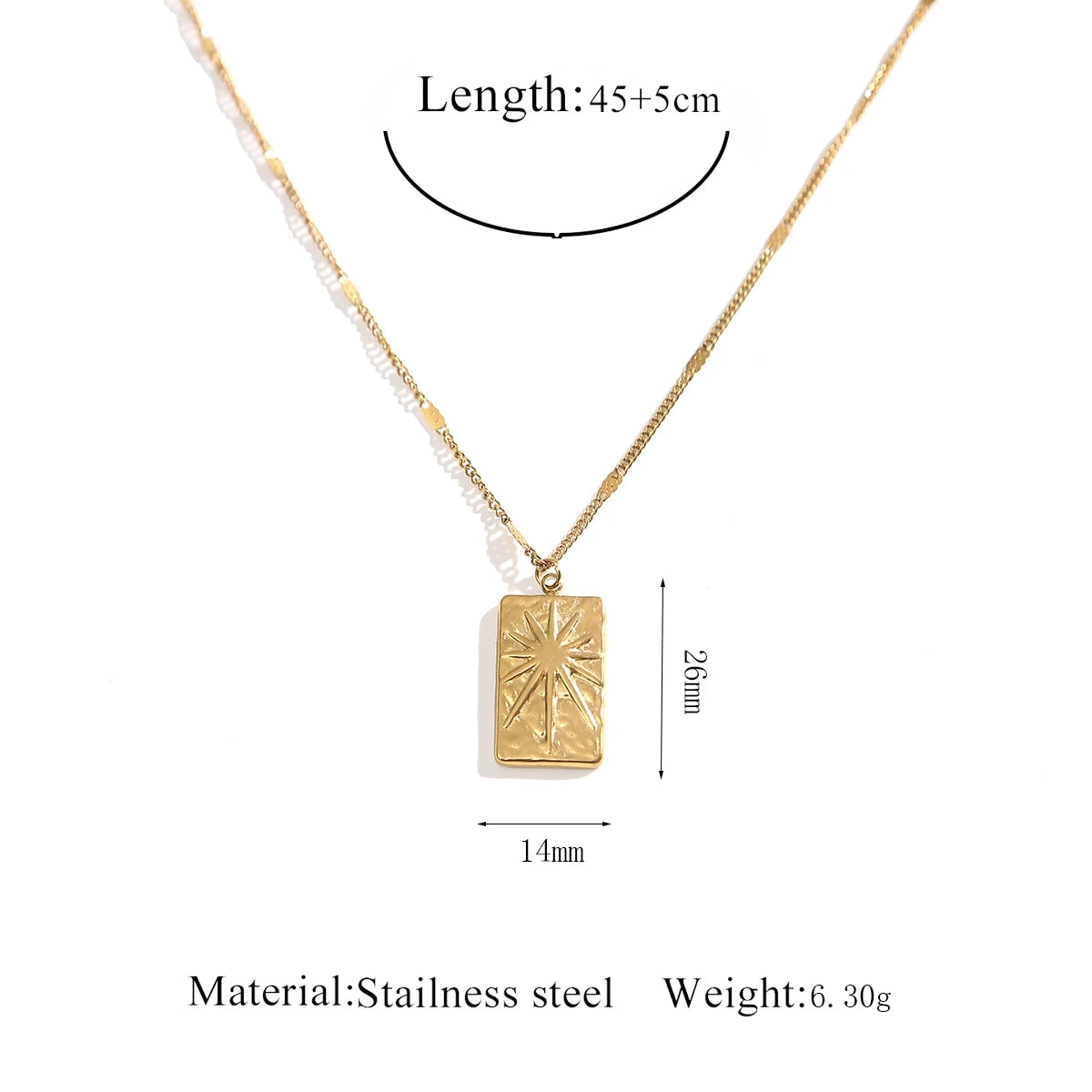 ✨ Abba’s Best Golden Essence Pendant Choker