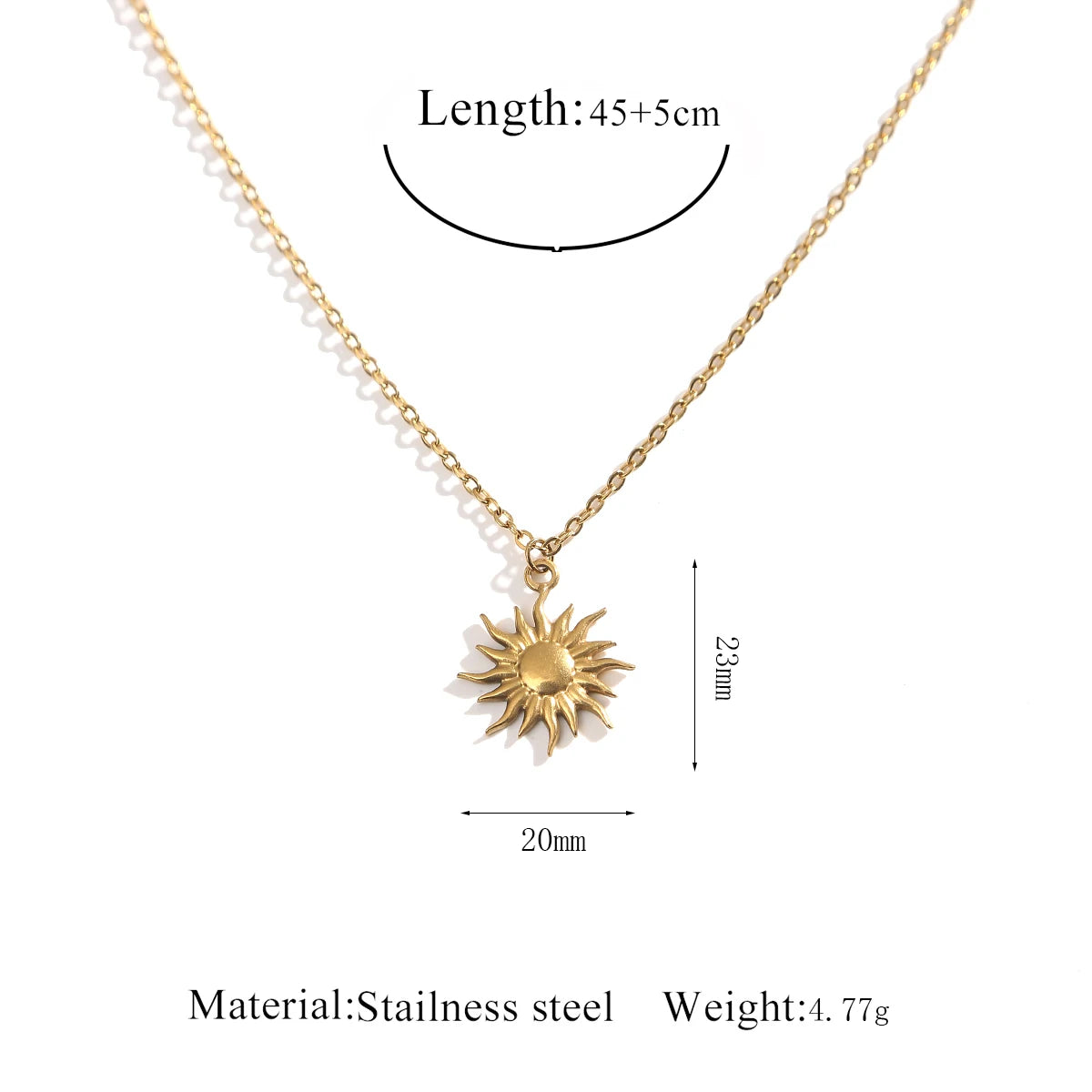 ✨ Abba’s Best Golden Essence Pendant Choker