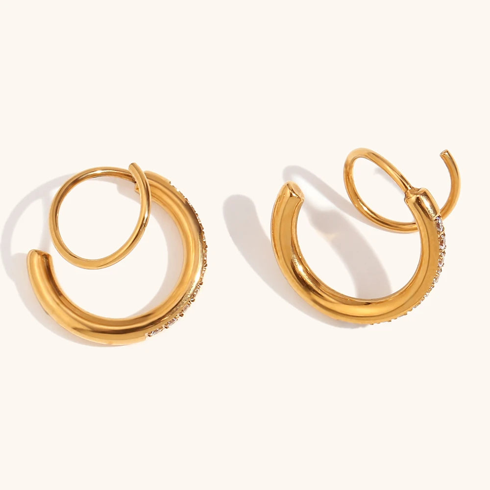 Abba’s Best Modern Muse Spiral Earrings