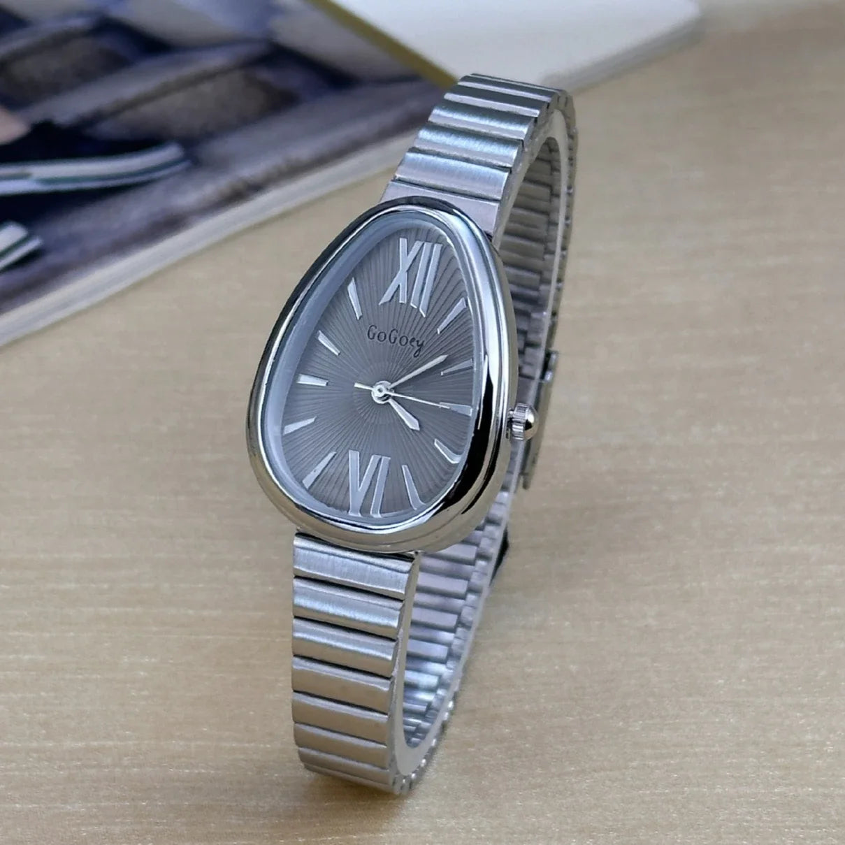 Serpent Head Luxury Wrap Timepiece