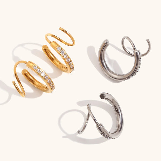 Abba’s Best Modern Muse Spiral Earrings