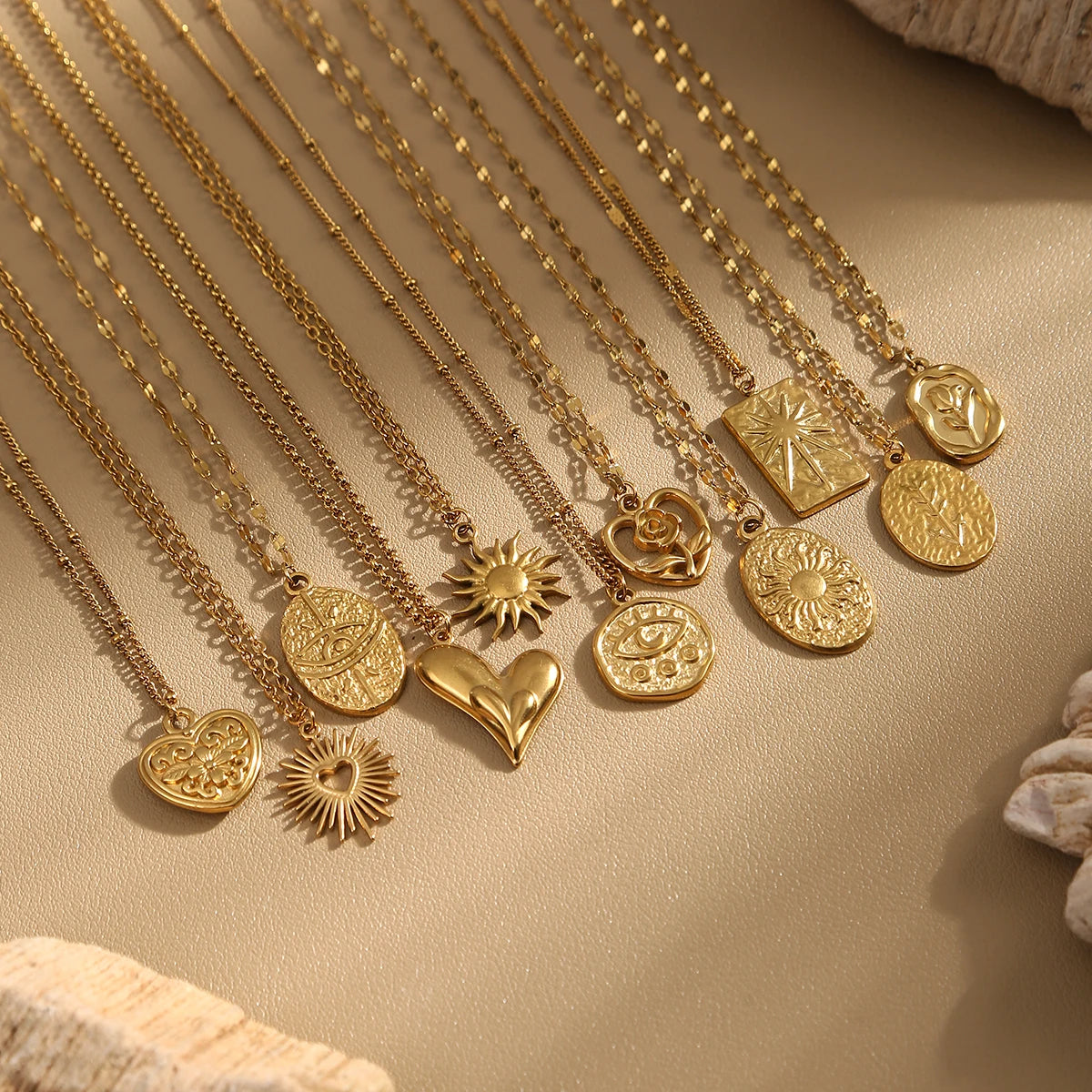 ✨ Abba’s Best Golden Essence Pendant Choker