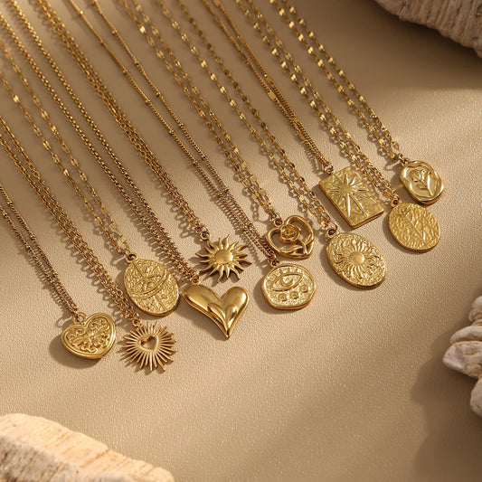 ✨ Abba’s Best Golden Essence Pendant Choker