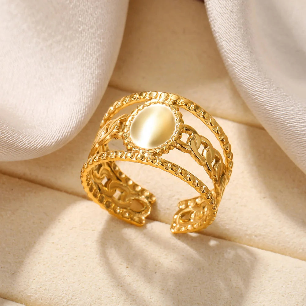 Abba's Best Elegant Orbit Ring