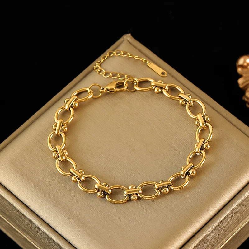 ✨ Abba’s Best Golden Harmony Chain Jewelry Set