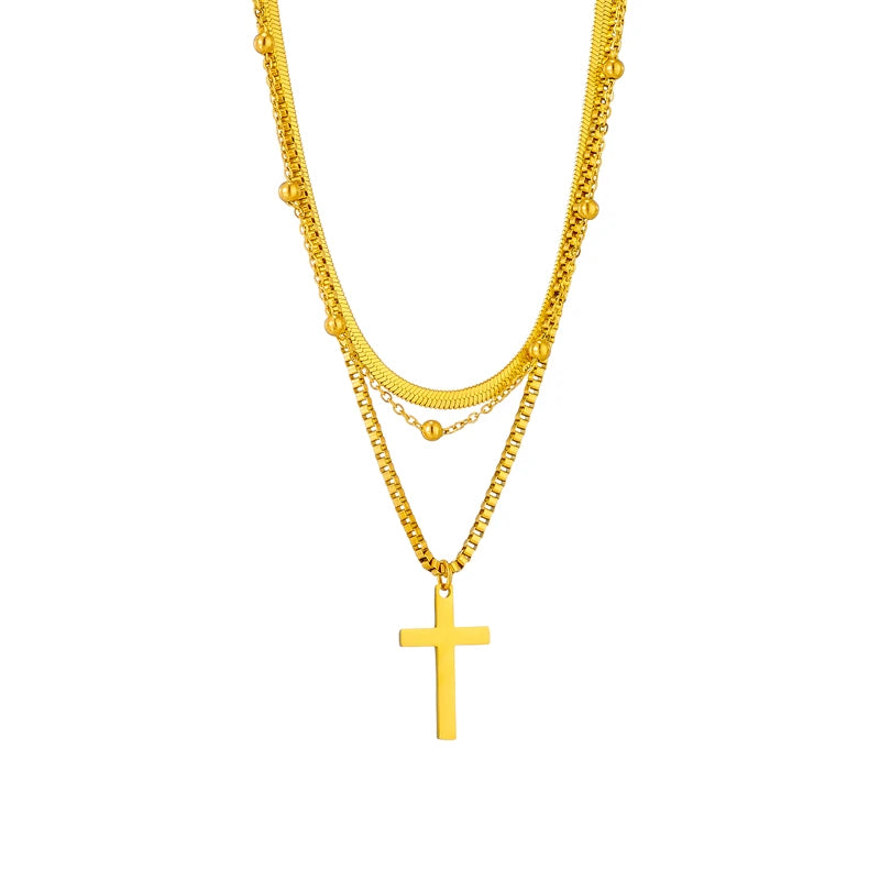✨ Abba’s Best Eternal Faith Cross Necklace