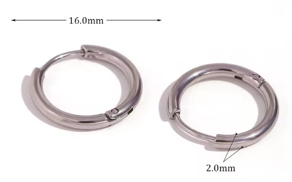 Abba’s Best Trendy Crystal Paved Huggie Hoop Earrings