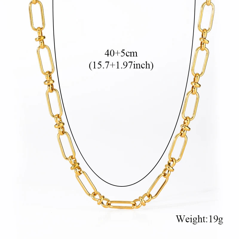 ✨ Abba’s Best Golden Harmony Chain Jewelry Set