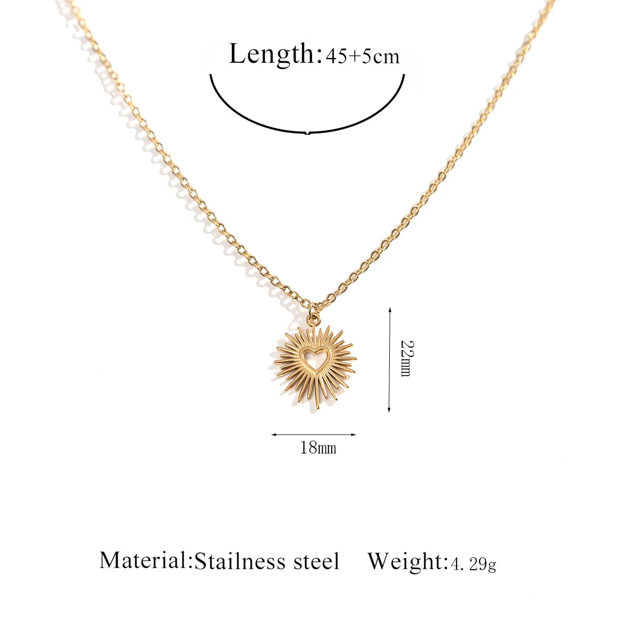 ✨ Abba’s Best Golden Essence Pendant Choker