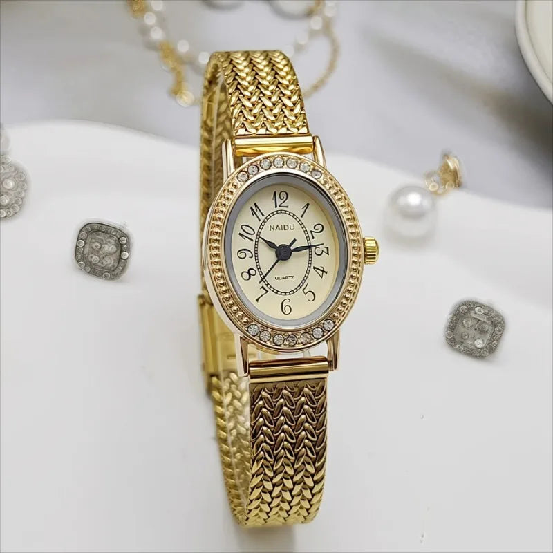 ✨ Abba’s Best Golden Legacy Crystal Watch