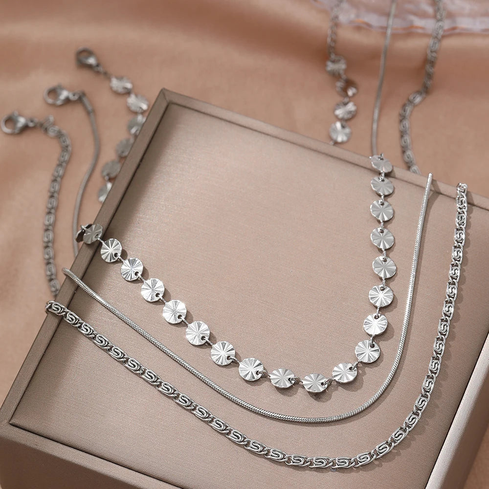 ✨ ABBA’S BEST Golden Boho Glow Layered Necklace