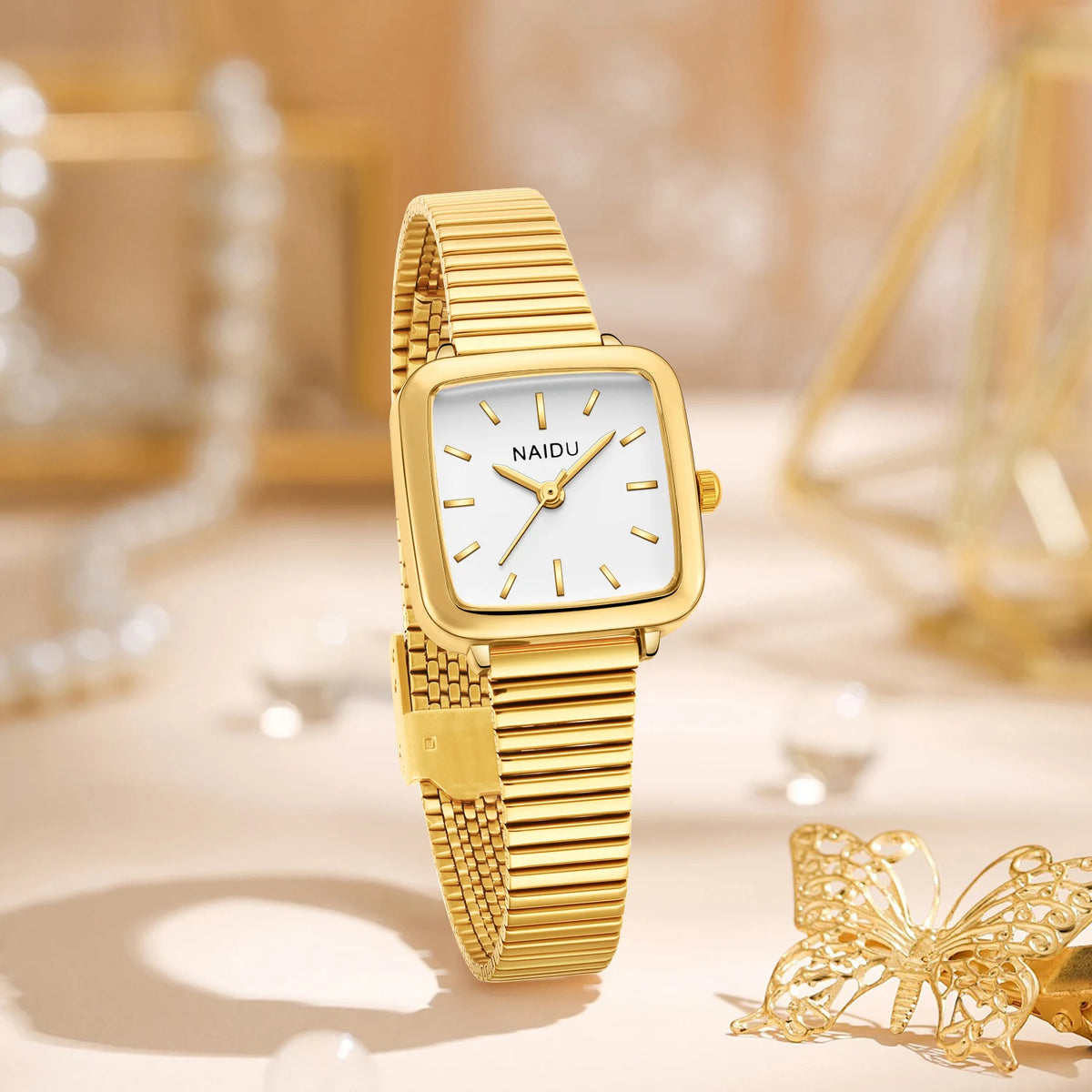 1 Piece of Women's Watch with a Simple, Artistic, and Retro Style, Featuring a Quartz Movement