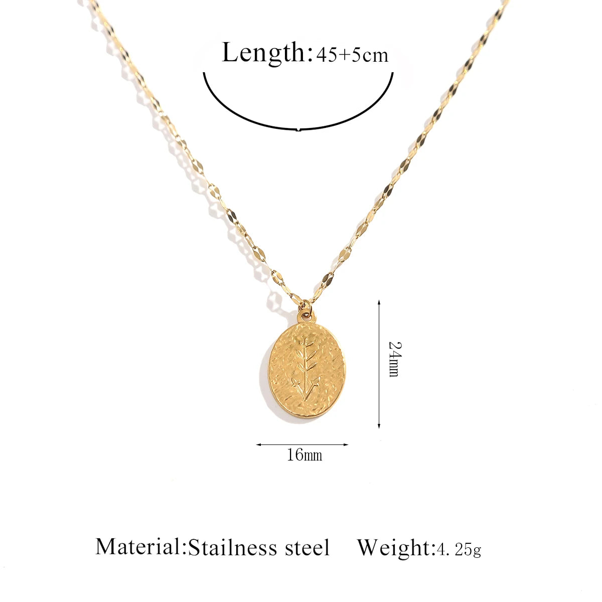 ✨ Abba’s Best Golden Essence Pendant Choker